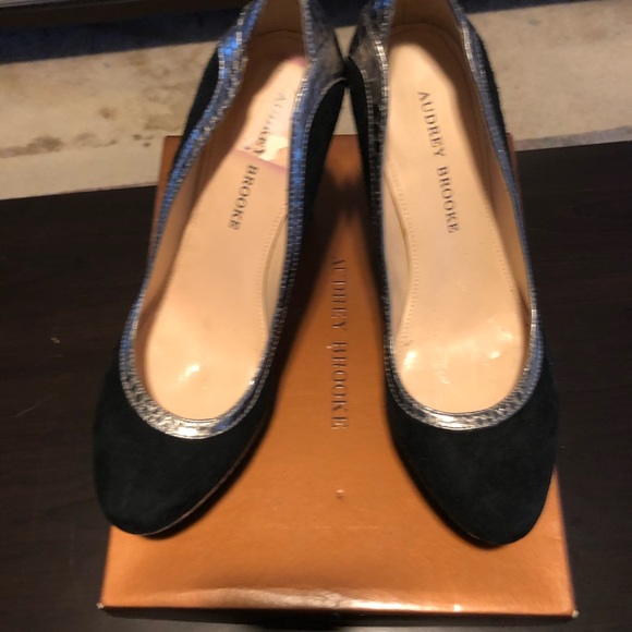 Black suede multi Audrey Brooke heels - Picture 8 of 8